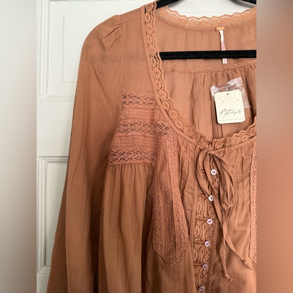Free people Forevermore Long-Sleeve Top size Medium - Picture 6 of 9